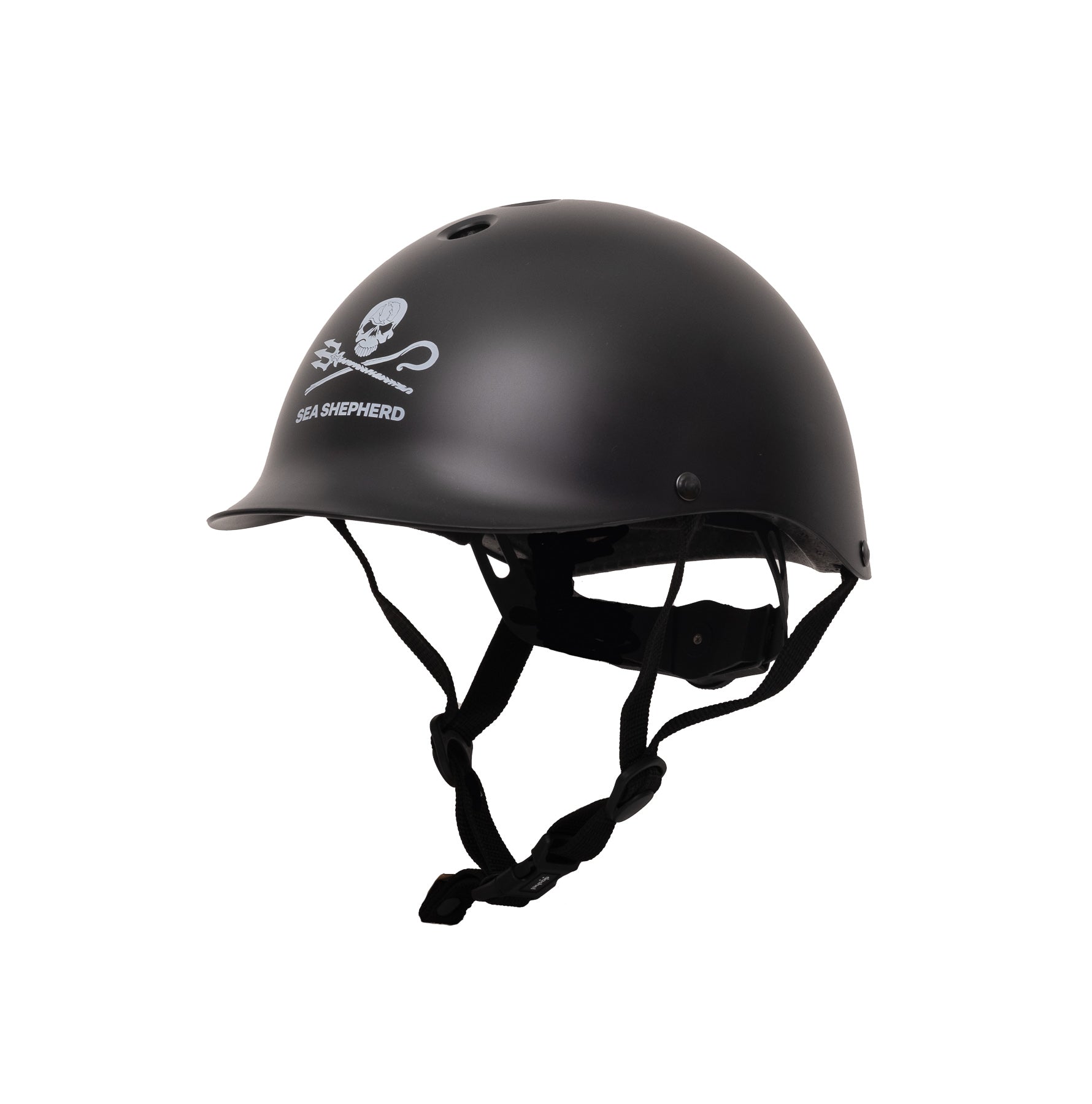 Kids Sea Shepherd Helmet - Jolly Roger Black